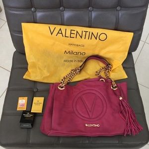 Authentic Valentino vera leather shoulder bag